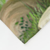 Niedliches Hirschflockenblanket Fleecedecke (Ecke)