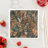 Niedliches Hirschmuster Serviette (Beispiel)