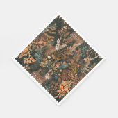 Niedliches Hirschmuster Serviette (Ecke)