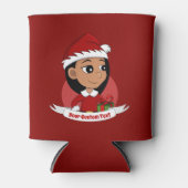 Niedliches Hispanic-Mädchen mit langen schwarzen H Dosenkühler (Vorderseite)