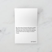 Niedliches Hispanic-Mädchen mit langen schwarzen H Karte (Innenseite)