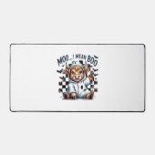 Niedliches Hochland Kuh Kaschiertes Halloween Schreibtischunterlage (Vorderseite)