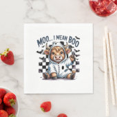 Niedliches Hochland Kuh Kaschiertes Halloween Serviette (Beispiel)
