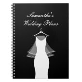 Niedliches Hochzeitsplaner-Notebook für Braut Notizblock (Vorderseite)