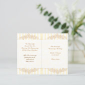 niedliches Hochzeitsprogramm (Stehend Vorderseite)