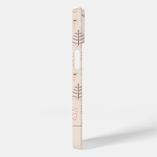 Niedliches Holz Igel Muster Case-Mate iPhone Hülle (Rückseite / Rechts)