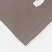 Niedliches Holz Igel Muster Fleecedecke (Ecke)