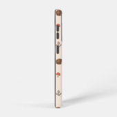 Niedliches Holz Igel- und Pilzmuster Samsung Galaxy Hülle (Rechte Seite)