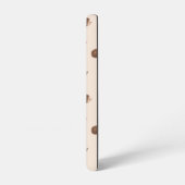 Niedliches Holz Igel- und Pilzmuster Samsung Galaxy Hülle (Linke Seite)