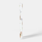 Niedliches Holzlandtier-Muster iPhone Hülle (Linke Seite)