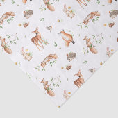Niedliches Holzlandtier-Muster Seidenpapier (Ausschnitt)