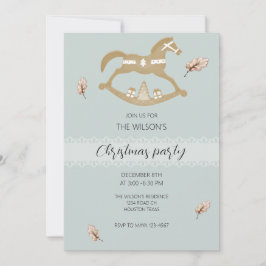 Niedliches Holzrocken Einladung