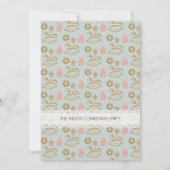 Niedliches Holzrocken Einladung (Rückseite)