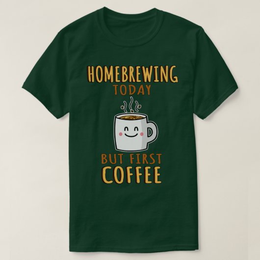Niedliches Homebrewing T-Shirt (Design vorne)