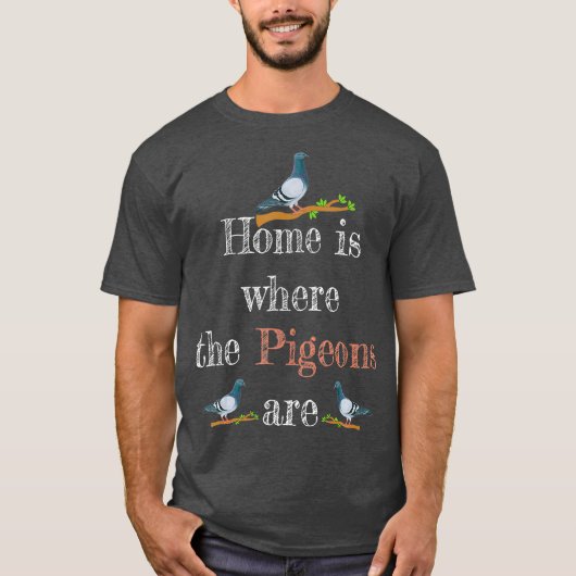 Niedliches Homing Taube Shirt Pigeon Racing Tshirt (Vorderseite)