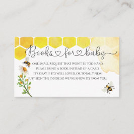 Niedliches Honey Bee Baby Showbuchanfrage Begleitkarte