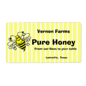 Niedliches Honey-Jar-Label (Vorne)