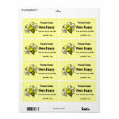 Niedliches Honey-Jar-Label (Vorne)