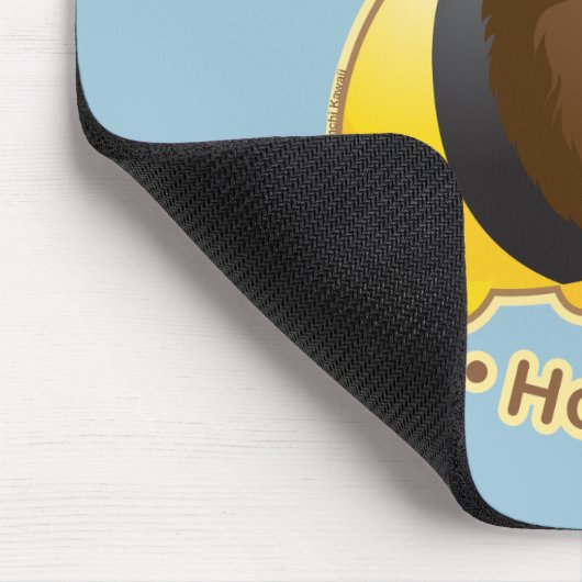 Niedliches Honig-Brötchen-Häschen Mousepad (Ecke)