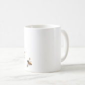 Niedliches Honigbienenmuster Kaffeetasse (VorderseiteRechts)