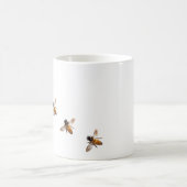 Niedliches Honigbienenmuster Kaffeetasse (Mittel)