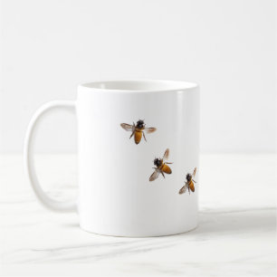Niedliches Honigbienenmuster Kaffeetasse