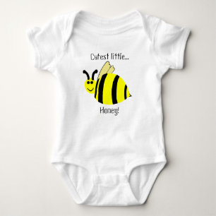 Niedliches Honiggelb-Hummeln-Säugling-Shirt Baby Strampler