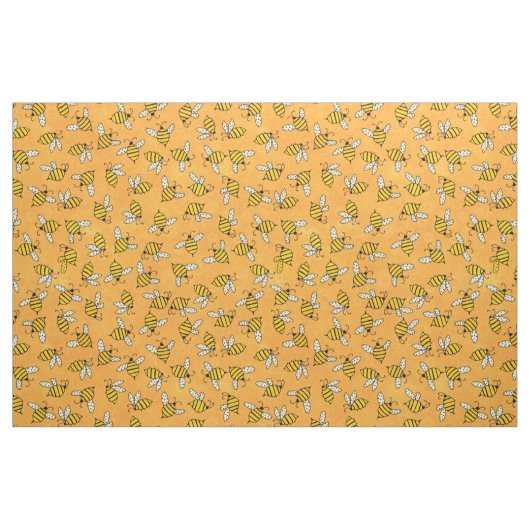 Niedliches Honigmuster Stoff (Fat Quarter (45,7 x 55,9 cm))