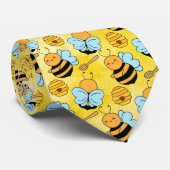 Niedliches Honigwabenmuster Krawatte (Gerollt)
