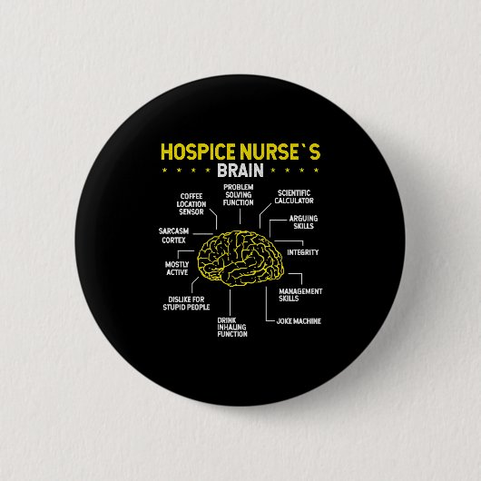 Niedliches Hospice Nursing Day Button (Vorderseite)