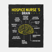 Niedliches Hospice Nursing Day Fleecedecke (Vorderseite)