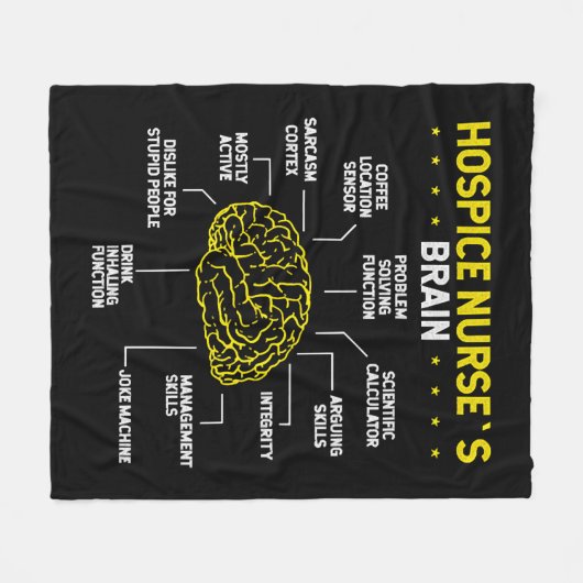 Niedliches Hospice Nursing Day Fleecedecke (Vorderseite (Horizontal))