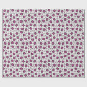 Niedliches Hot Pink & Black Ladybug Zeichnend Must Geschenkpapier (Flach)