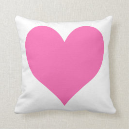 Niedliches Hot-Pink-Herz Kissen