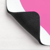 Niedliches Hot-Pink-Herz Mousepad (Ecke)