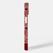 Niedliches Hübsch-rosa-graues/graues Schmetterling Case-Mate iPhone Hülle (Rückseite / Rechts)