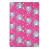 Niedliches Hübsches, handGezeichnet Einhorn Mini Klemmbrett (Rückseite)