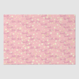 Niedliches Hübsches Pink Girly Twinkle Twinkle Lit Seidenpapier