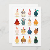 Niedliches Huhn Ankündigung (Vorne/Hinten)