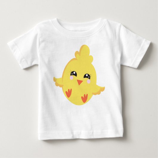 Niedliches Huhn, Baby Hühnchen, kleines Huhn, Küke Baby T-shirt (Vorderseite)