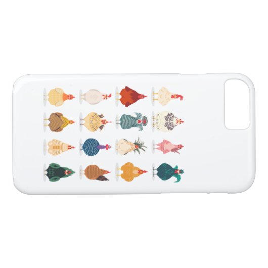 Niedliches Huhn Case-Mate iPhone Hülle (Rückseite (Horizontal))