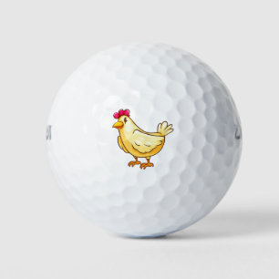 Niedliches Huhn Golfball