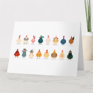 Niedliches Huhn Karte