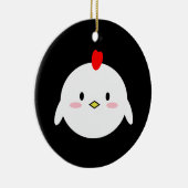 Niedliches Huhn Keramik Ornament (Rechts)