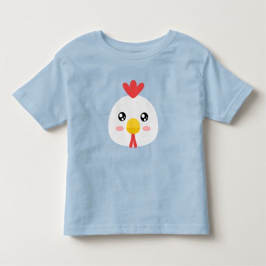 Niedliches Huhn Kleinkind T-shirt (Vorderseite)