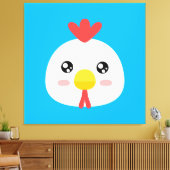 Niedliches Huhn Leinwanddruck (Insitu (Wohnzimmer))