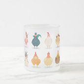 Niedliches Huhn Mattglastasse (Mittel)