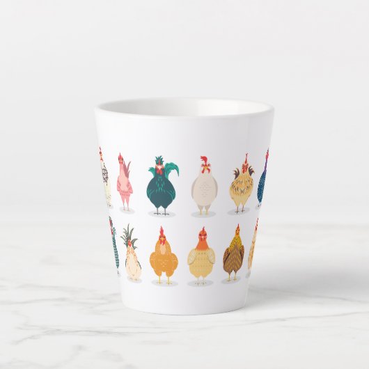 Niedliches Huhn Milchtasse (Vorderseite)