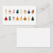 Niedliches Huhn Mitteilungskarte (Vorne/Hinten)