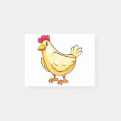 Niedliches Huhn Post-it Klebezettel (Vorderseite)
